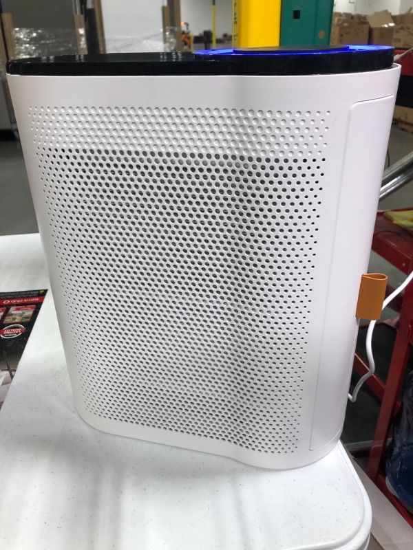Photo 3 of AROEVE Air Purifiers for Large Room Up to 1095 Sq Ft Coverage with Air Quality Sensors H13 True HEPA Filter with Auto Function Remove 99.9% of Dust, Pet Dander, Pollen for Home, Bedroom, MK04- White