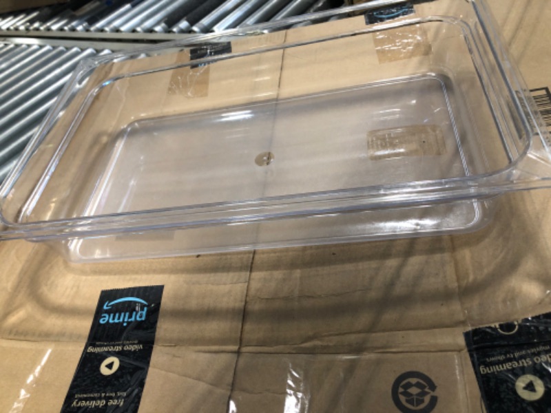 Photo 3 of Carlisle FoodService Products StorPlus Plastic Food Pan, 4 Inches, Clear