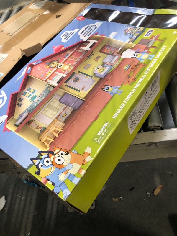 Photo 3 of Bluey Mega Bundle Home, BBQ Playset, and 4 Figures | Amazon Exclusive ******Missing three characters and several items of furniture.
