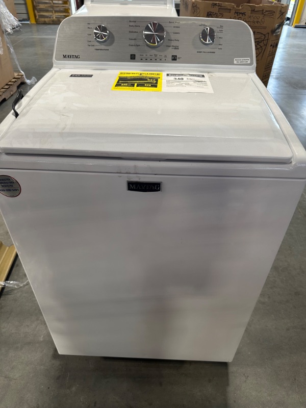 Photo 1 of Maytag
4.5 cu. ft. Top Load Washer in White