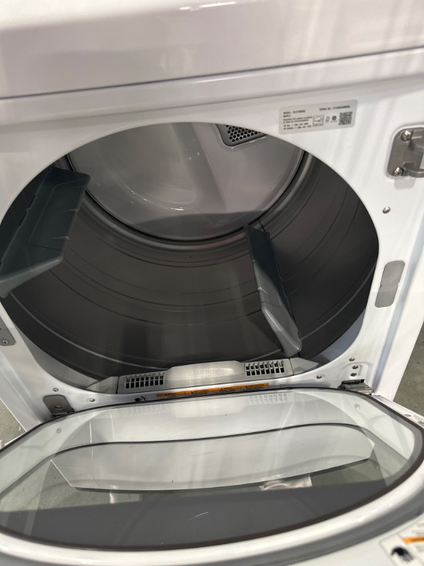 Photo 3 of 7.3 cu. ft. Vented SMART Electric Dryer in White with EasyLoad Door and Sensor Dry Technology
