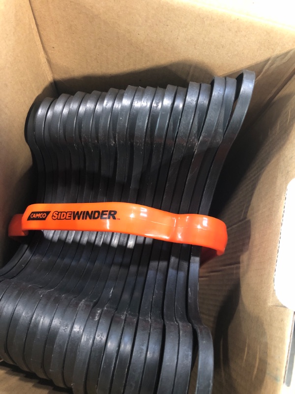 Photo 3 of Camco Sidewinder RV Sewer Hose Support | Features a Lightweight, Flexible, and Durable Frame | Curve Around Obstacles | 10 Feet, Black (43031) 10 Feet Standard Packaging Hose Support