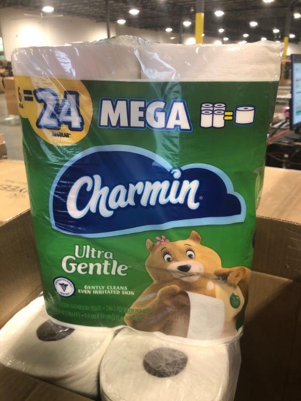 Photo 1 of Charmin Ultra Gentle Toilet Paper, 18 Mega Rolls = 72 Regular Rolls