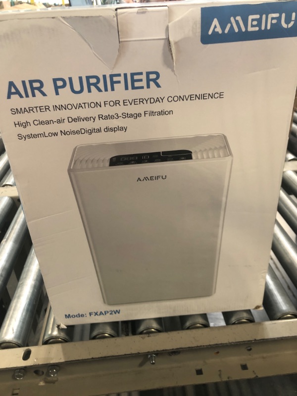 Photo 1 of AMEIFU Air Purifiers for Home Large Room up to 1740ft² with Washable Fliter Cover, Hepa Air Purifiers, H13 True HEPA Air Filter for Wildfires, Pets Hair, Dander, Smoke, Pollen, 3 Fan Speeds, 5 Timer, Sleep Mode 15DB Air Cleaner