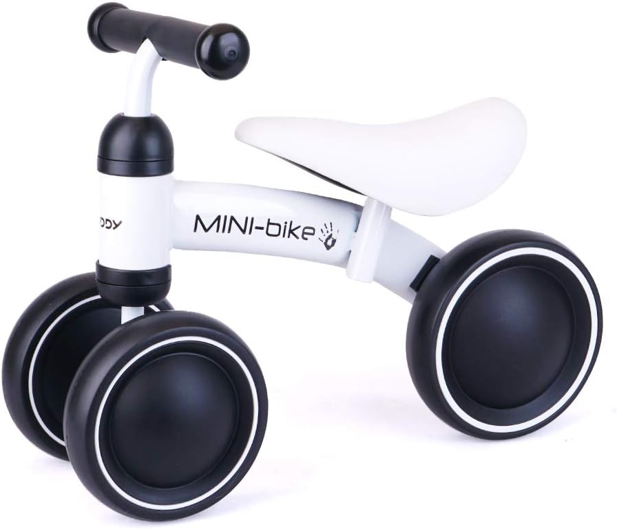 Photo 1 of Baby Balance Bikes Bicycle for 1-2 Year Old Girl/Boy, Cycling Toy for Gifts Ride on Riding 1st First Birthday Mini Kids White