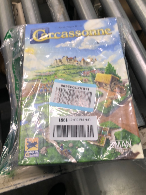 Photo 1 of Carcassonne Board Game (BASE GAME) | Family Board Game | Board Game for Adults and Family | Strategy Board Game | Medieval Adventure Board Game | Ages 7 and up | 2-5 Players | Made by Z-Man Games