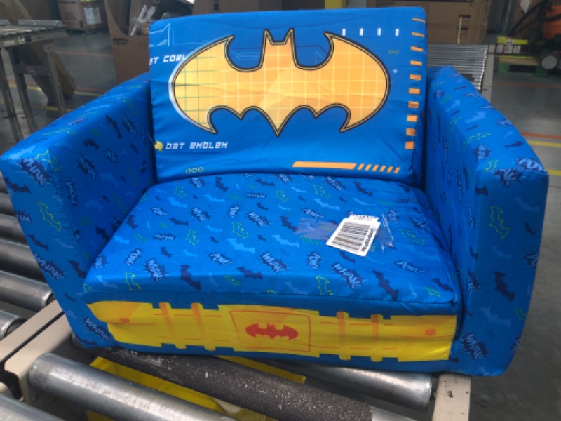 Photo 1 of Delta Children Batman Cozee Flip-Out Chair - 2-in-1 Convertible Chair to Lounger for Kids
