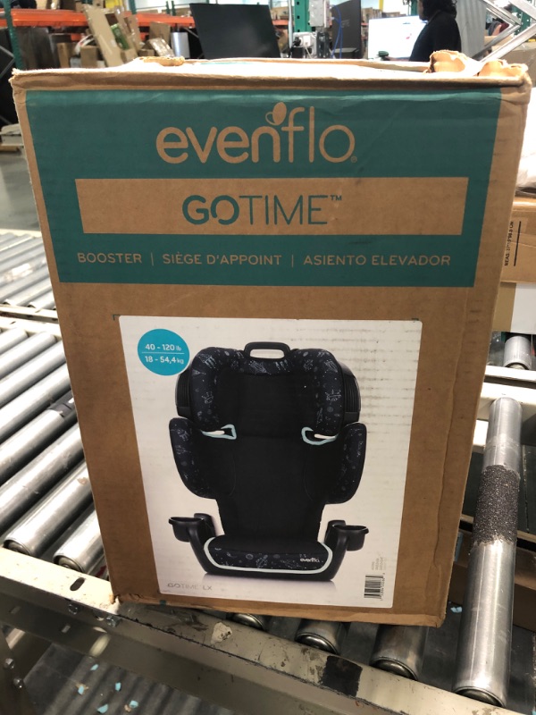 Photo 2 of Evenflo GoTime LX Booster Car Seat (Quincy Blue)
