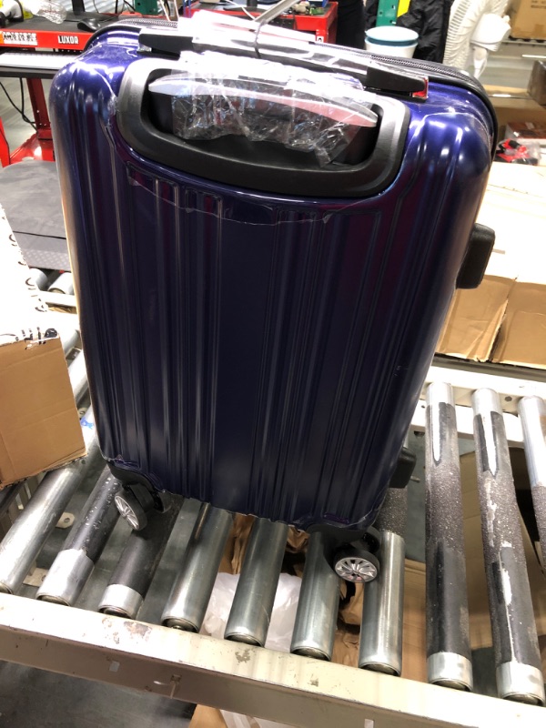 Photo 4 of Coolife Luggage Expandable(only 28") Suitcase PC+AB Carry on (navy new.