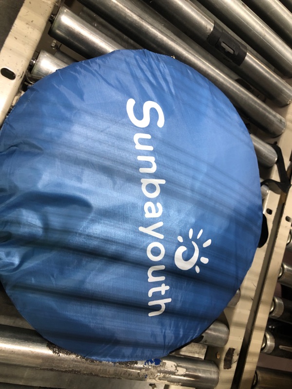 Photo 1 of Beach Tent, Sunba Youth Beach Shade, Anti UV Instant Portable Tent Sun Shelter, Pop Up Baby Beach Tent, for 2-3 Person Blue