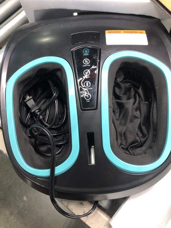 Photo 1 of InvoSpa Shiatsu Foot Massager Machine with Heat - Electric Deep Kneading Heated Foot Massage Air Compression - Spa Feet Massager Stocking Stuffers
