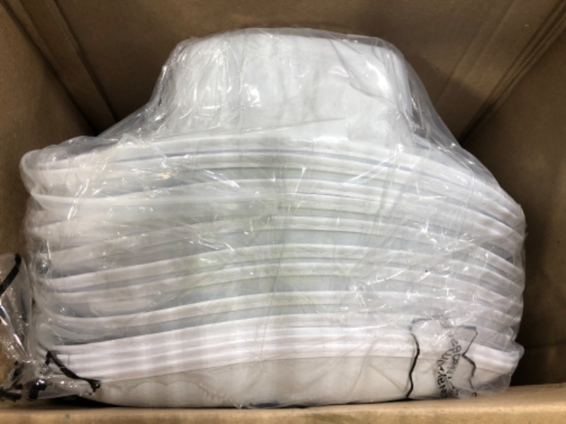 Photo 1 of 12 Pack Bulk Cowboy Hat for Adult Wide Brim Plain Western Cowgirl Hat Costume Texan Country Cowboy Hat for Women Men White