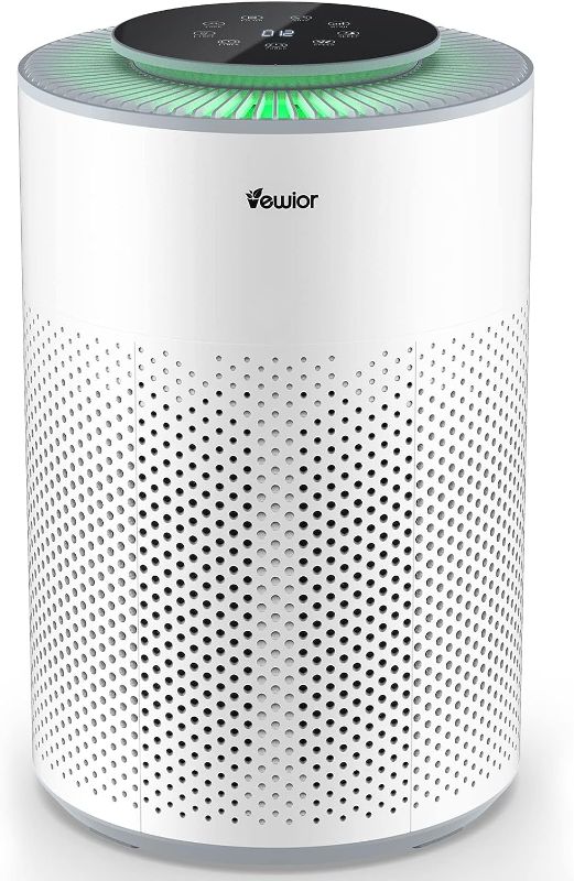 Photo 1 of Air Purifiers, Home Air purifier for Large Room Bedroom Up to 1560ft², VEWIOR H13 True HEPA Air Filter for Wildfire Smoke Pets Pollen Odor, with Air Quality Monitoring Light, Auto/Sleep Mode, 6 Timer
