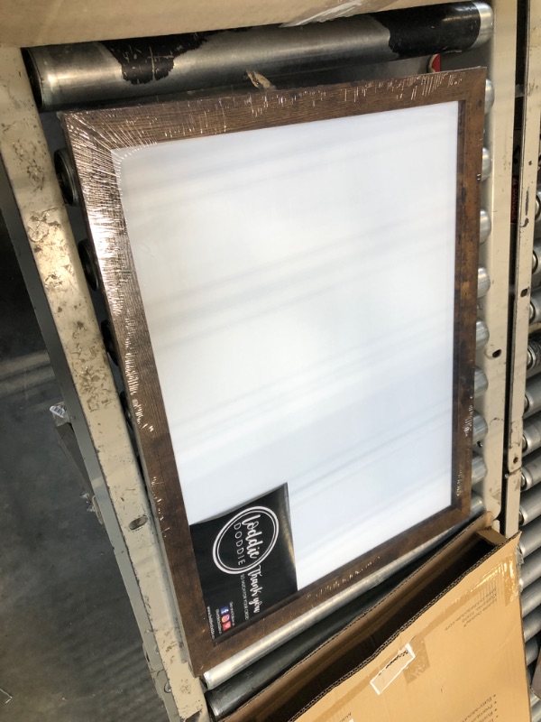 Photo 3 of Loddie Doddie - Erase Board, Dry Erase Board for Wall, Magnetic Board with Built-in Marker Tray, Erase Board for Wall with Rustic Frame, 18 inches x 24 inches 18x24 Rustic Frame