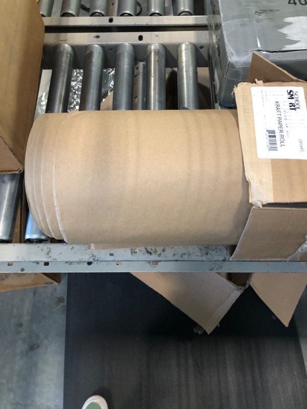 Photo 1 of School Smart Butcher Kraft Paper Roll, 40 lb, 36 Inches x 1000 Feet, Brown - 085445