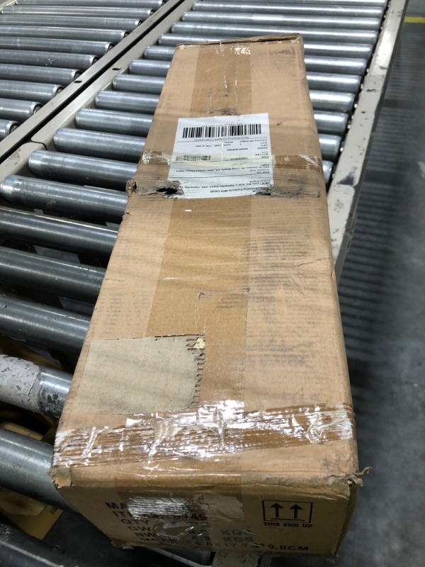Photo 1 of MaxxHaul 70149 Trailer Jack with Dual Wheels - 26-1/2" to 38" Lift Swing Back - 1500 lbs. Capacity , Grey