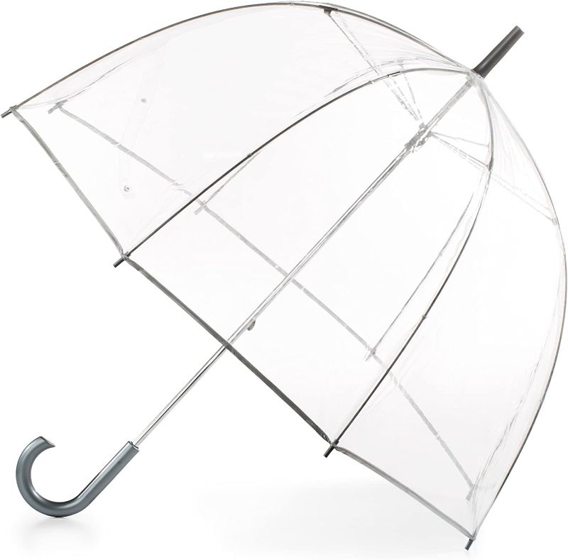 Photo 1 of  Clear Bubble Umbrella – Transparent Dome Coverage – Large Windproof and Rainproof Canopy – Ideal for Weddings, Proms or Everyday...