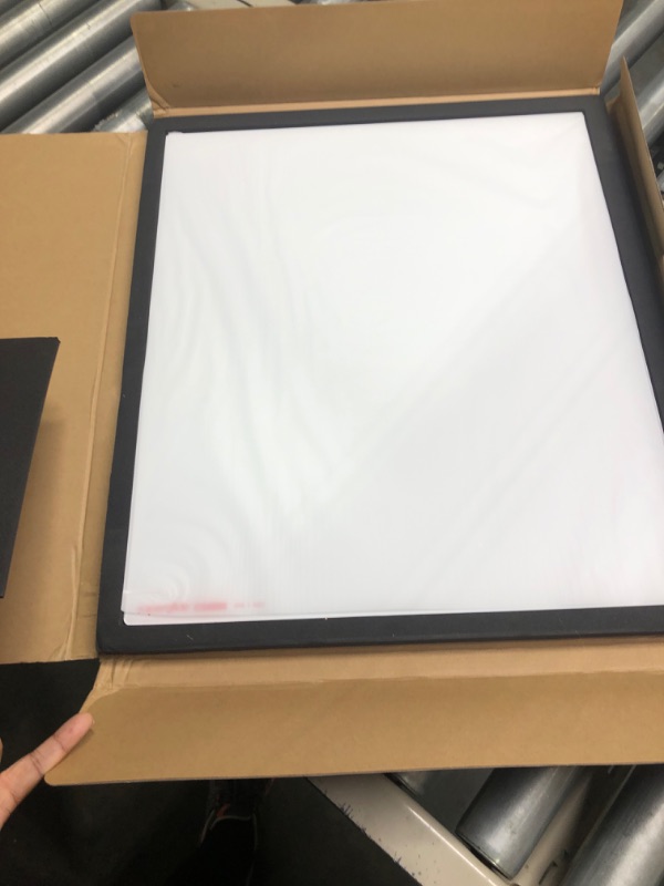 Photo 1 of Pulsar - Superglide Premium Glass Mouse Pad ALUMINO-Silicate Glass Surface Anti-Slip Fully Molded high-Density Silicone Rubber 19.3in x 16.5in (XL, White) X-Large White