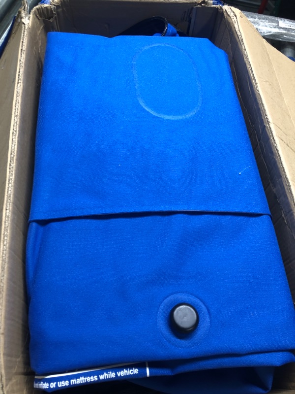 Photo 3 of Pittman Outdoors PPI-105 AirBedz Original Truck Bed Air Mattress for 5'-5.5 Mid-Size Short Truck Beds with Tailgate Mattress, Blue Mid-Size 5'-5.5' Short Beds with Tailgate Mattress - PPI 105