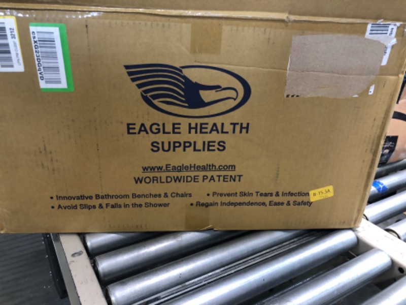 Photo 1 of Eagle Health Supplies Sliding Transfer Bench (Regular) 77211 39-40 Inch (Pack of 1)