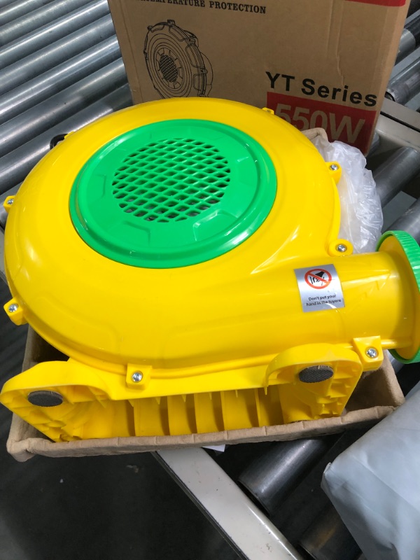 Photo 3 of 950W Air Blower, Pump Fan Commercial Inflatable Bouncer Blower, Perfect for Inflatable Water Bounce House, Jumper, Bouncy Castle (950 Watt 1.25HP)
