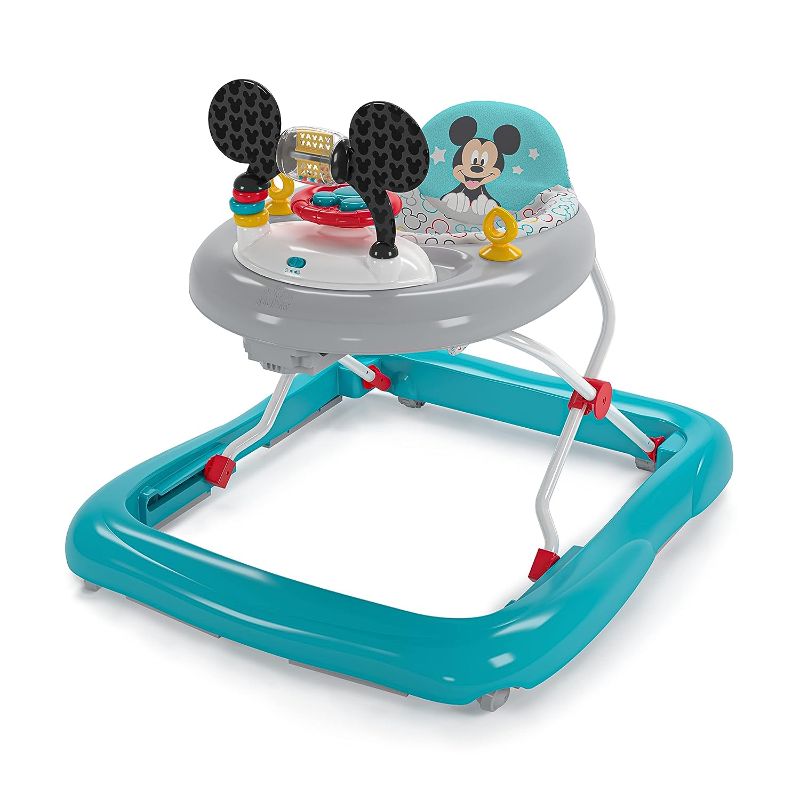 Photo 1 of Bright Starts Disney Baby Mickey Mouse Original Bestie 2-in-1 Baby Activity Walker - Easy Fold Frame and Removable-Toy Station, 6 Months and up