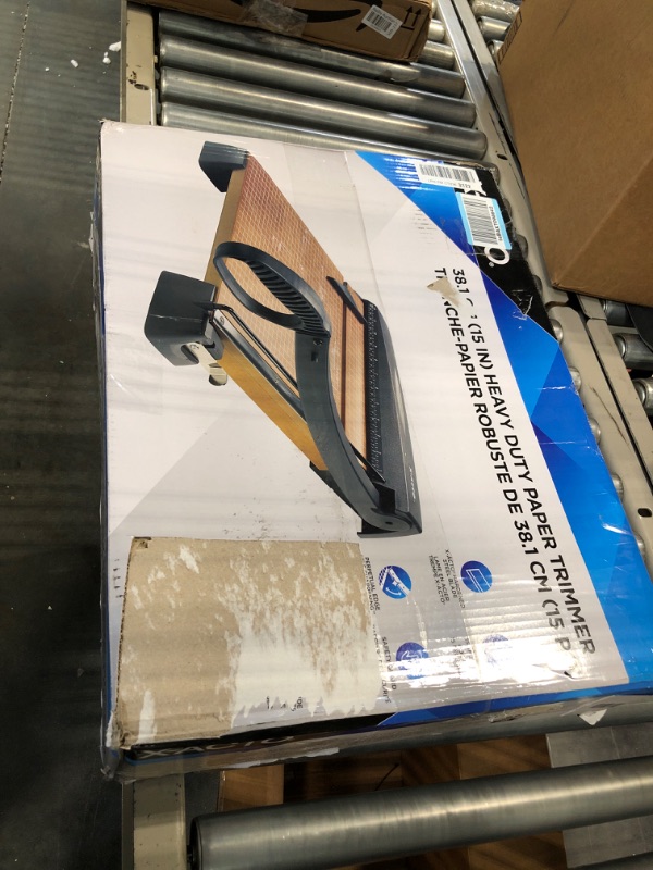 Photo 1 of X-ACTO 26315 Heavy Duty Wood Guillotine Trimmer, 12" x 15" 15 Inch Cut