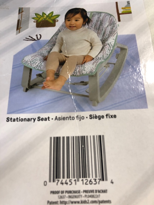 Photo 1 of Ingenuity Keep Cozy 3-in-1 Grow with Me Vibrating Baby Bouncer Seat & Infant to Toddler Rocker - Spruce, Newborn and up