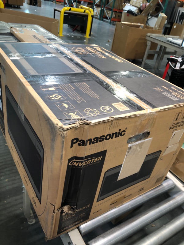 Photo 1 of Panasonic Microwave Oven NN-SN966S Stainless Steel Countertop/Built-In with Inverter Technology and Genius Sensor, 2.2 Cubic Foot, 1250W Inverter Keypad