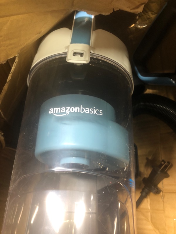 Photo 4 of Amazon Basics Upright Bagless Lightweight Vacuum Cleaner, White