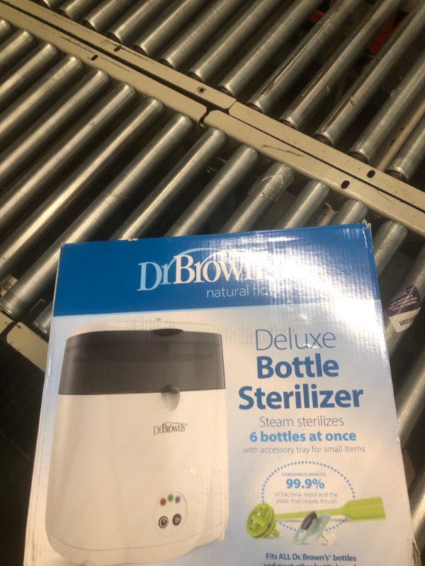 Photo 3 of Dr. Brown's Deluxe Bottle Sterilizer and Baby Bottle Cleaning Brush with Sponge and Scrubber Bundle Sterilizing & Cleaning Set