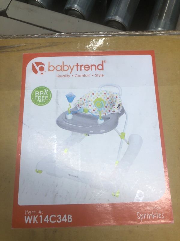 Photo 3 of Baby Trend Trend Activity Walker Yellow Sprinkles