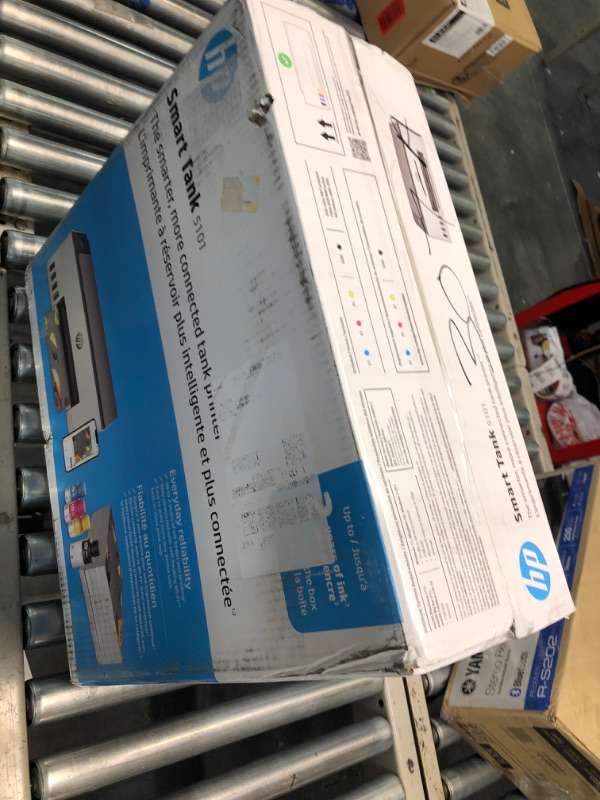 Photo 1 of HP Smart-Tank 5101 Wireless All-in-One Ink-Tank Printer with up to 2 Years of Ink Included (1F3Y0A),White