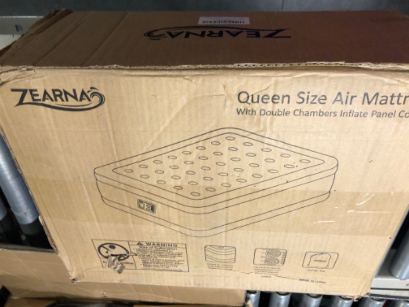 Photo 2 of 
Active Era Queen Air Mattress with Built in Pump, Raised Pillow, Puncture Resistant Waterproof Soft Top Elevated Inflatable Mattress Air Bed for Guests
