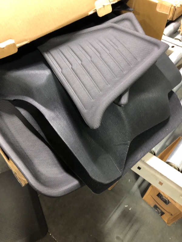 Photo 3 of 
Maysoo Tesla Model Y Floor Mats, 5-Seat 2020-2023 Accessories, All Weather Floor Mat Front Rear Cargo Liner Mat, Heavy Duty Floor Mats