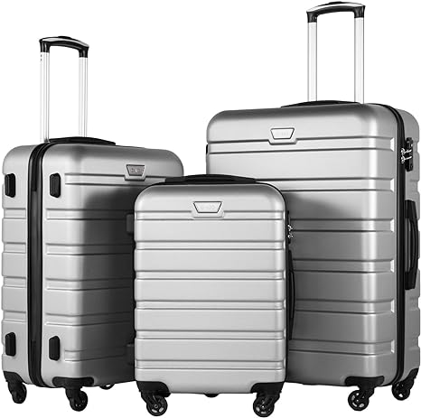 Photo 1 of Coolife Luggage 3 Piece Set Suitcase Spinner Hardshell Lightweight TSA Lock