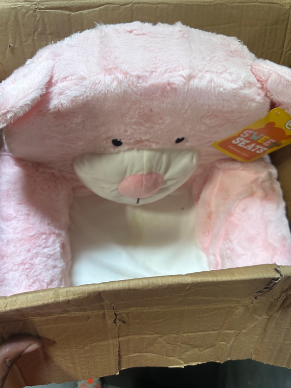 Photo 3 of Animal Adventure | Sweet Seats | Pink Bear Children's Plush Chair