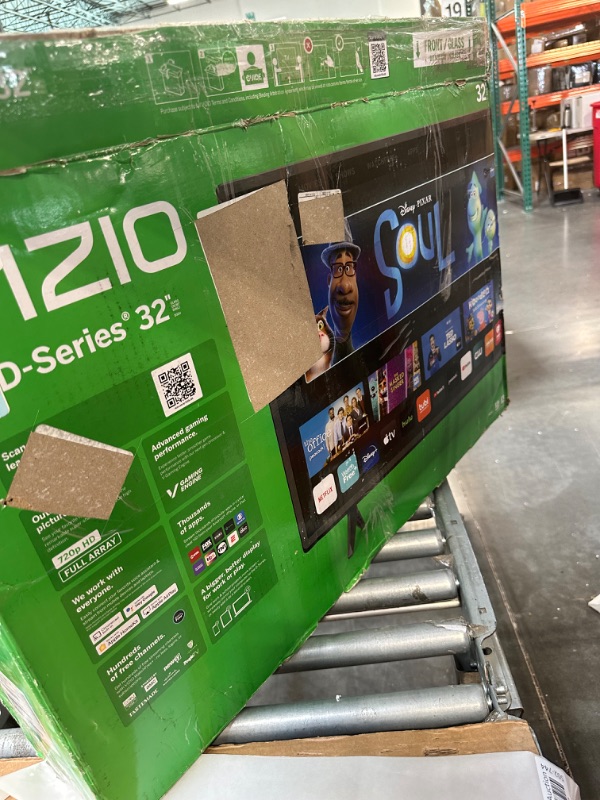 Photo 2 of VIZIO D-Series Newest Model D32H-J09 32" Class HD Smart TV IQ Processor Netflix, Disney+, YouTube, HBO Max Free Wall Mount (Renewed) (TV Only) 32" TV + Lutema Wall Mount