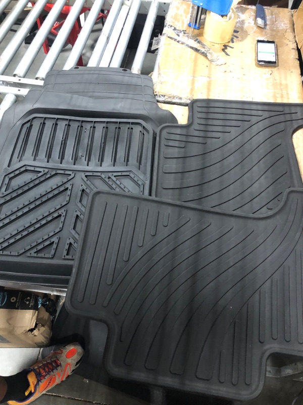 Photo 3 of YITAMOTOR Floor Mats Compatible with Honda Accord, Custom fit Floor Liners for 2013-2017 Honda Accord Sedans, 1st & 2nd Row All Weather Protection, Black 2013-2017 Accord