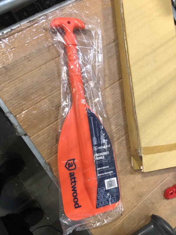 Photo 3 of Attwood Emergency Telescoping Paddle for Boating, Orange 20 Inch to 42 Inch