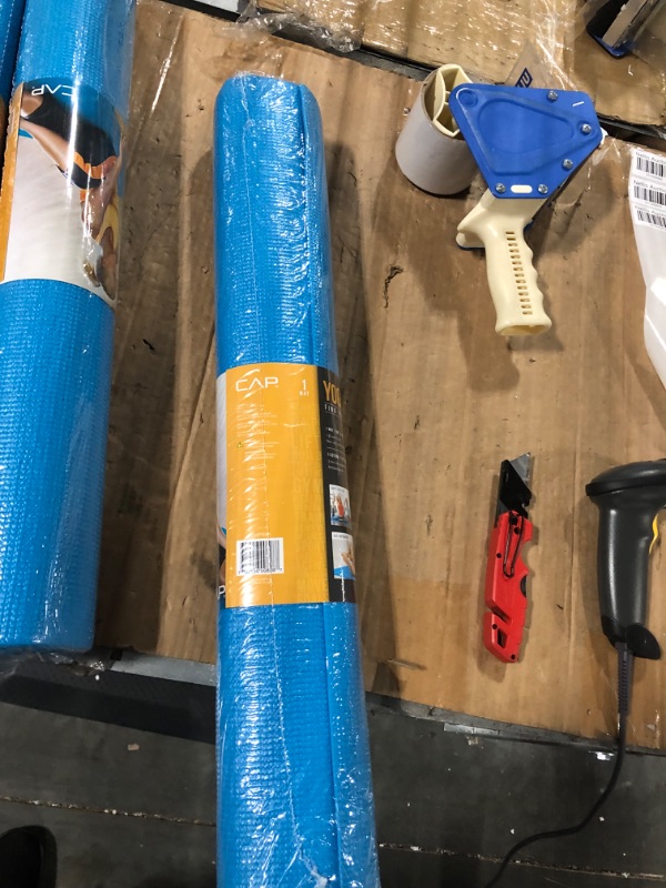 Photo 1 of CAP Barbell HHY-CF004B Fitness Yoga Mat, Blue