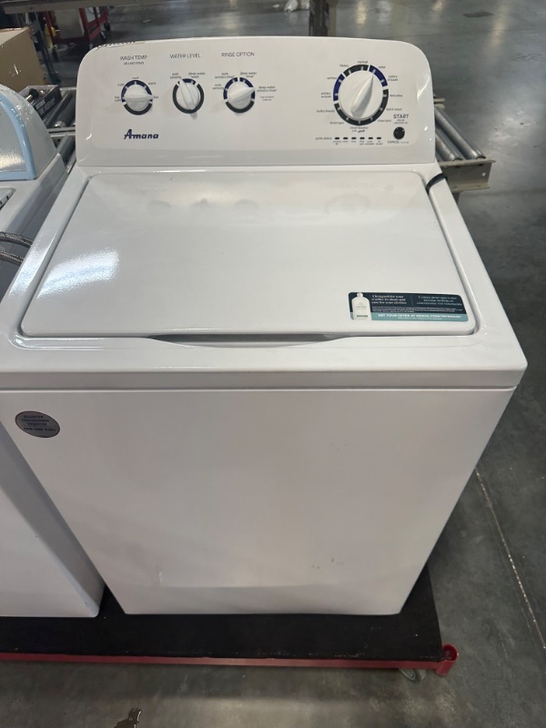 Photo 2 of Amana NTW4519JW / NTW4519JW / NTW4519JW 3.8 Cu. Ft. White High Efficiency Top Load Washer