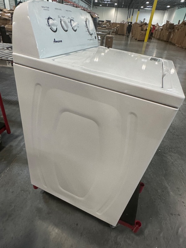 Photo 4 of Amana NTW4519JW / NTW4519JW / NTW4519JW 3.8 Cu. Ft. White High Efficiency Top Load Washer