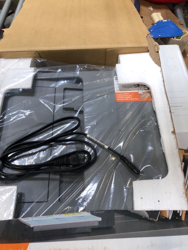Photo 1 of HP OfficeJet Pro 9018e Wireless All-in-One Inkjet Color Printer, Auto 2-Sided, Print & Copy & Scan & Fax, 22ppm, 4800 x 1200dpi, 35-Sheet ADF, 2.7" Color TS, with Printer Cable