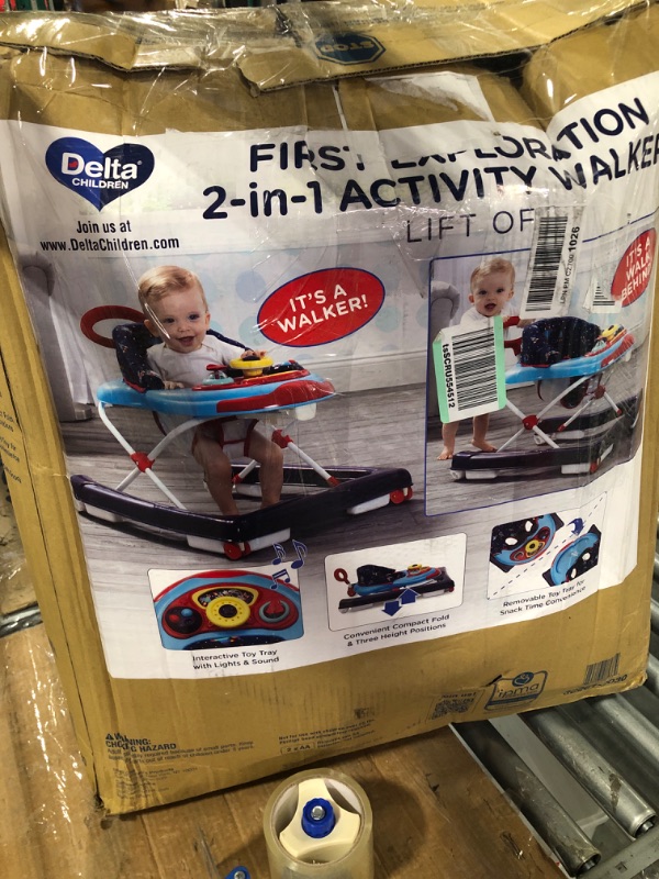 Photo 3 of Delta Children First Exploration 2-in-1 Activity Walker, Lift Off