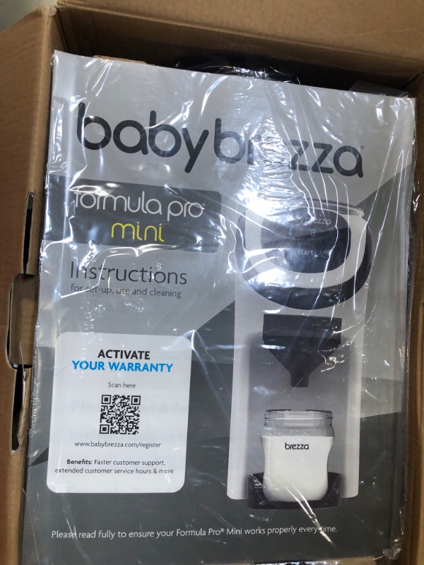 Photo 3 of Baby Brezza Formula Pro Mini Baby Formula Maker – Small Baby Formula Mixer Machine Fits Small Spaces and is Portable for Travel– Bottle Makers Makes The Perfect Bottle for Your Infant On The Go Formula Pro Mini Dispenser Machine