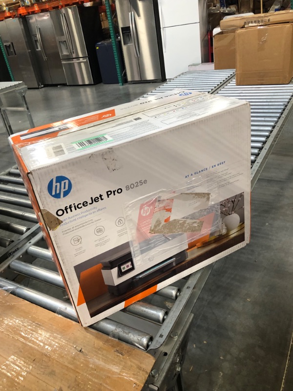 Photo 3 of HP OfficeJet Pro 8025e Wireless Color All-in-One Printer with bonus 6 free months Instant Ink with HP+ (1K7K3A), Gray
