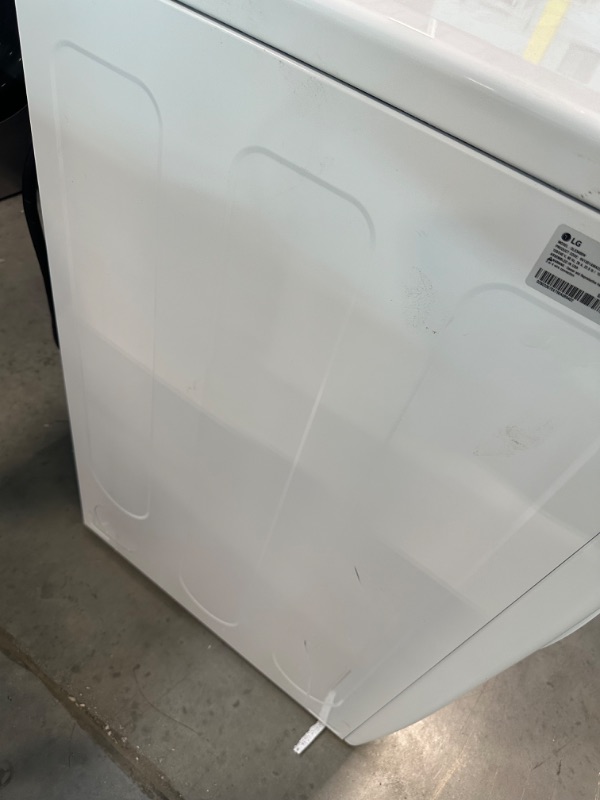 Photo 4 of LG DLE3470W 7.4 Cu. Ft. White Ultra Large Capacity Front Load Dryer