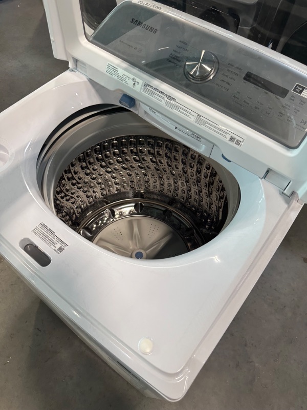 Photo 3 of Samsung White Top Load Washer