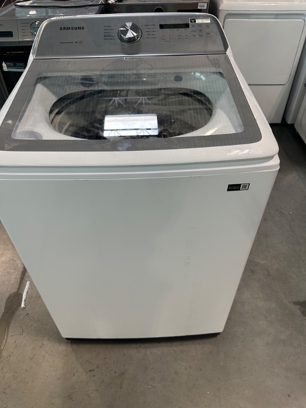 Photo 2 of Samsung White Top Load Washer